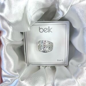 Silver Tone Filigree Ring✨NIB